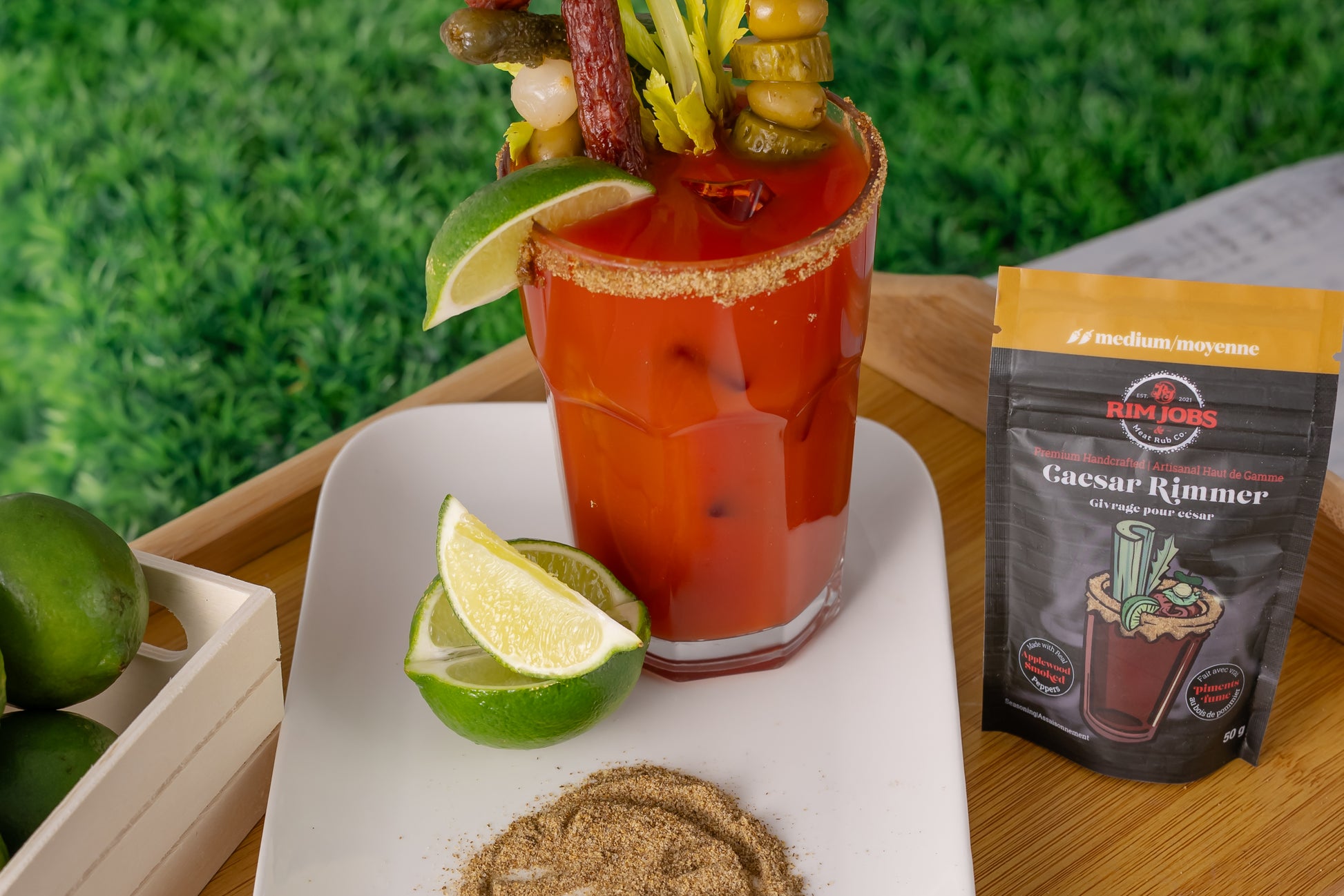 Rimjobs & Meat Rub Co. - Canadian made cocktail rimmers with a tickle.