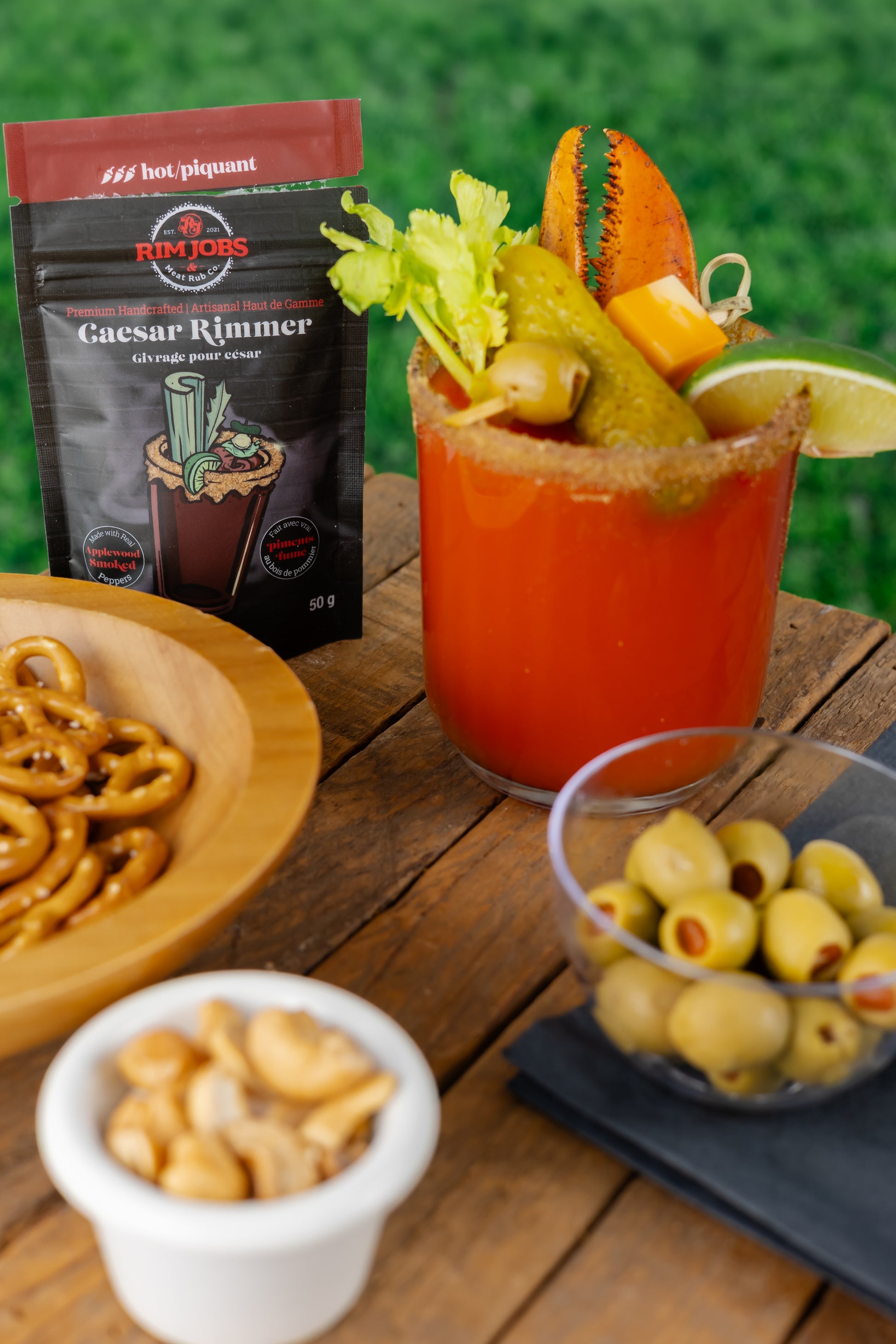 Hot Applewood Smoked Caesar Rimmer